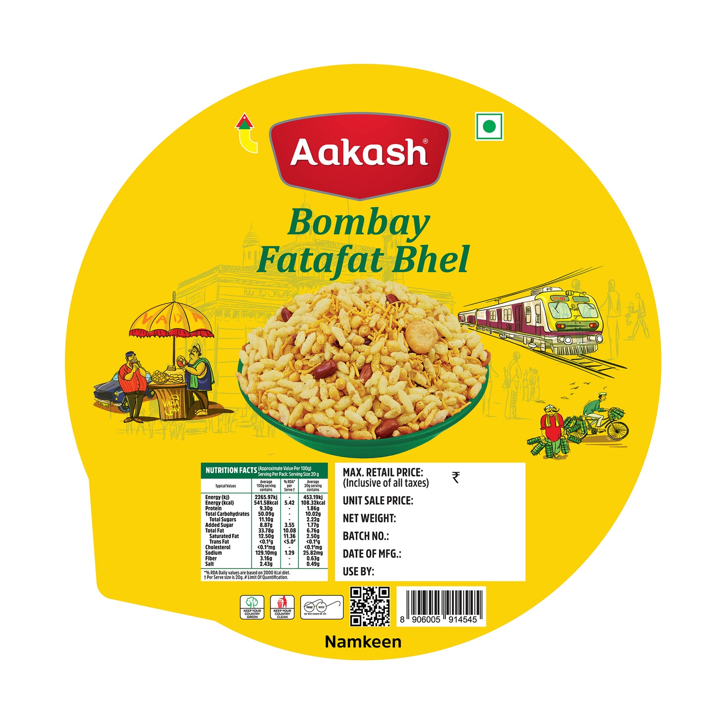 Bombay Fatafat Bhel