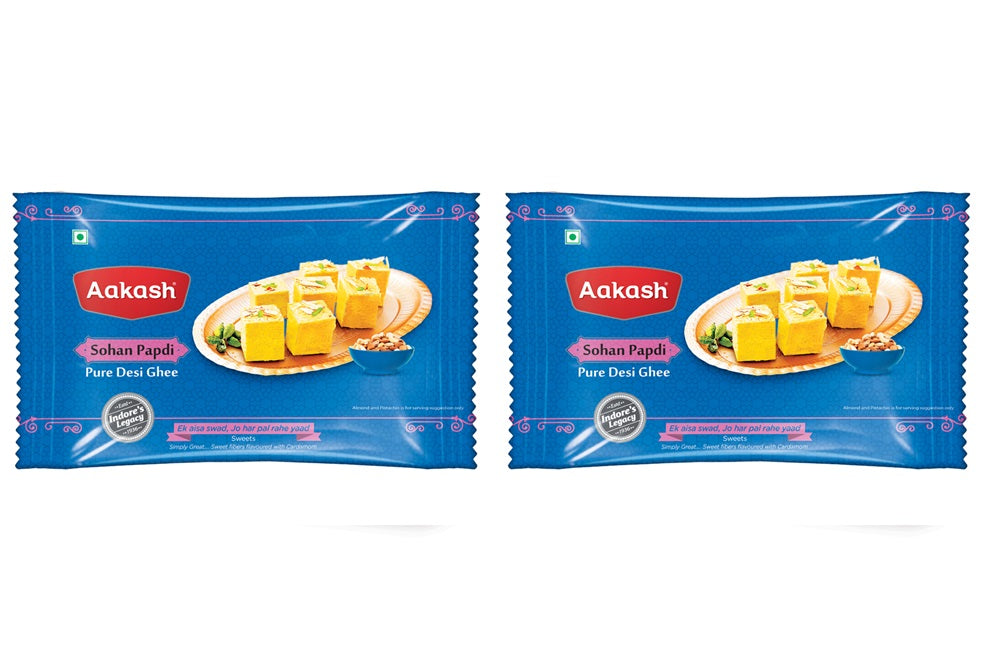 Sohan Papdi Desi Ghee (Pack of 2, 400gm each)