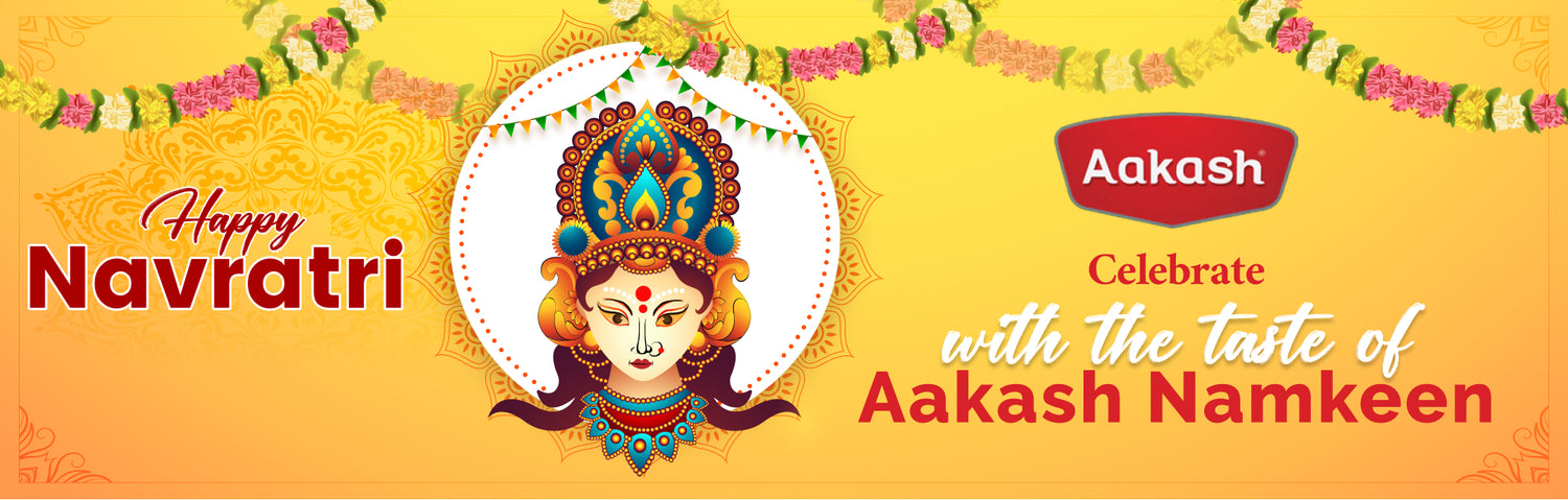 Happy Navratri - Aakash Namkeen