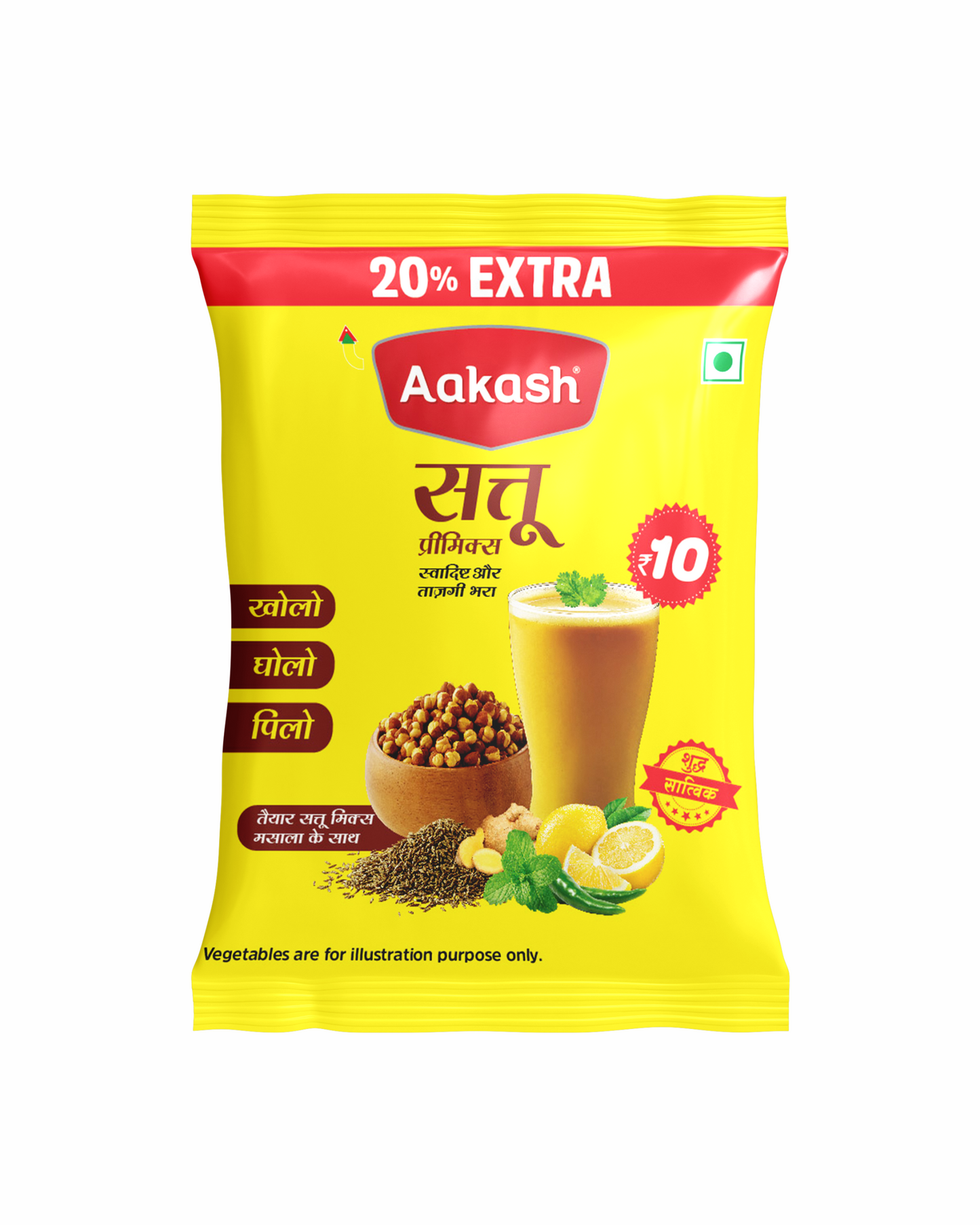 Aakash Sattu Premix (Pack of 10)