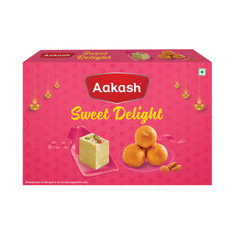 Sweet Delight - (Sohan Papdi & Besan Ladoo)